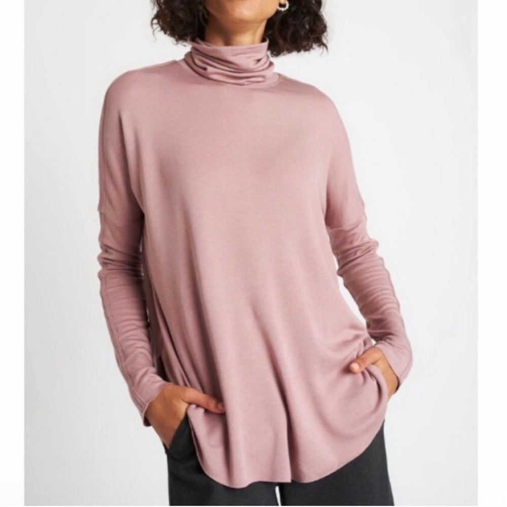 Kit and Ace Pink Turtleneck Sweater
